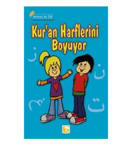 Ahmet İle Elif Kur'an Harflerini Boyuyor