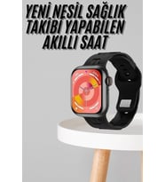 Yeni Nesil Akıllı Saat Çağrı Cevaplama Müzik Dinleme Plastik Kordon Mesaj Bildirimleri
