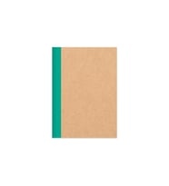 Çizgili Stickerli Kraft Kapak Defter Mor 18,5*26 50 Yp. (Mavi)