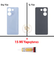 Tecno Yapıştırıcı Camon 20 Pro Mavi Yapıştırıcı B-7000 Yapıştırıcı Arka Kapak Arka Cam Batarya Kapağı Lazer Kesim Kapak Pil Kapağı Back Cover