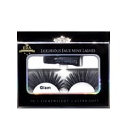 EDA LUXURY BEAUTY Vegan Mink 3d Takma Kirpik Lüks Gece Extra Uzun Boy Hacimli Çekik Dolgun Yoğun Cat Eye Seti E22