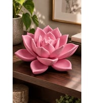 Huzur Veren Çiçeklenme – Lotus Çiçeği Dekoratif Biblo