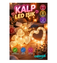 LED Kalp Neon Lamba Dekoratif Ortam ve Gece Işığı
