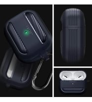 AirPods Pro Kulaklık Kılıf, Spigen Rugged Armor Charcoal Gray Outlet