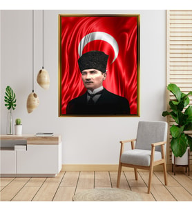 ÇERÇEVELİ ATATÜRK TABLO S168