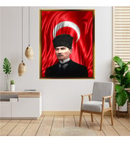 ÇERÇEVELİ ATATÜRK TABLO S168