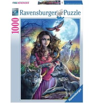 Ravensburger - Kurtlarla Kadın - 1000 Parça Puzzle (Çok Renkli)