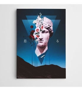 Roma Heykel Modern Sanat Kanvas Tablo