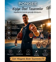 PONGEE Kişiye Özel BASKETBOL İsimli Ahşap MDF Anahtarlık - İsme Özel Enstrüman Tasarımlı Hediyelik BASKETBOL