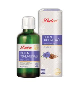 Balen Keten Tohumu Yağı Yağı Soğuk Pres 50 ml