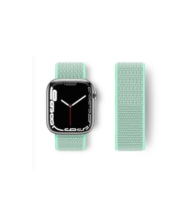 Watch 42Mm Hasırlı Cırtcırtlı Kordon - Turkuaz