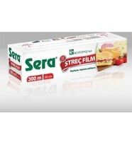 Sera Streç Film 300 Metre x 30 Cm - 8 Micron - Kayar Kesme Bıçağı Hediyeli