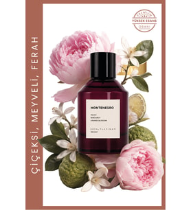 Montenegro Unisex Parfüm EDP 100ml Şakayık - Bergamot - Portakal Çiçeği Çiçeksi Seri