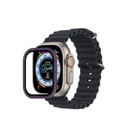 Watch 49Mm Alüminyum Kasa Cam Ekran Koruyucu - Mor