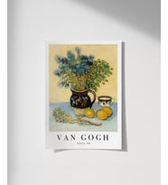 Çerçevesiz Poster Van Gogh Natürmort (Çok Renkli)