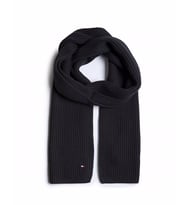 Erkek Tommy Hilfiger Erkek Pima Cotton Scarf Atkı AM0AM06546 (Siyah)