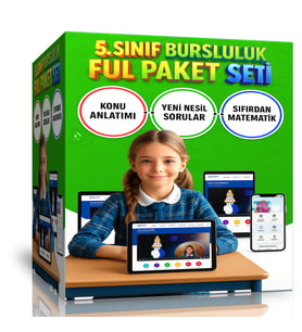 5. Sınıf Bursluluk Hazırlık Eğitim Seti (Online Ful Eğitim)