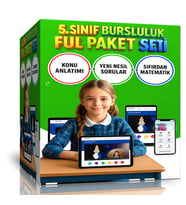 5. Sınıf Bursluluk Hazırlık Eğitim Seti (Online Ful Eğitim)