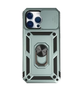 İphone 14 Pars Lens Yüzüklü - Yeşil