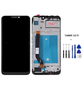 Tkgz Honor 8C Uyumlu Lcd Ekran Dokunmatik Servis ÇITALI + TAMİR SETİ