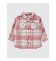Civil Baby Kız Bebek Gömlek 6-18 Ay Somon (Somon)