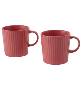 IKEA KEJSERLIG koyu pembe 30 cl kupa 2 adet