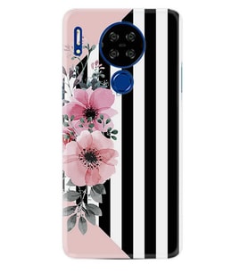 Reeder P13 Blue Max Lite Kılıf Desenli Silikon Flowers 4