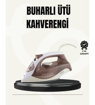 Buharlı Ütü 2200W Seramik Taban 300 ml Kahverengi Dikey Ütüleme