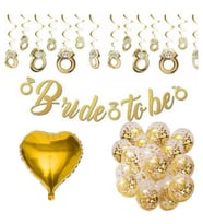 Altın Renk Bride To Be Set
