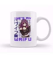 Cute She s My Waifu Anime Girl Obsessed Kawaii Kupa Bardak Porselen