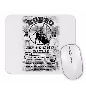 Rodeo Dallas Mouse Pad