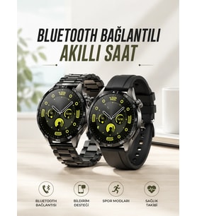 Akıllı Saat Sesli Görüşme, Nfc Uyumlu, Bildirim Görme Ve Uyku Ve Sağlık Takibi