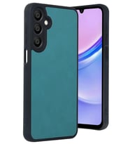 Samsung Galaxy A16 5G Kılıf Şık Deri Görünümlü ve Dokulu Esnek Premium Fitfist Kapak (Açık Yeşil)