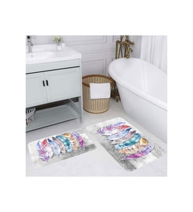 Eliana Home Baskılı 2'li Banyo Paspas Takımı RVG5179