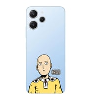 Xiaomi Redmi 12 Uyumlu Uyumlu One Punch Man Tasarımlı Şeffaf Telefon Kılıfı