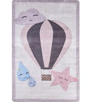 Dijital Kaymaz Yıkanabilir Pudra Modern Salon Halısı Mutfak Halısı Koridor Halısı Yolluk HLNC038