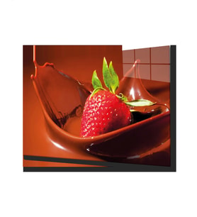 Meyveler Cam Tablo 4mm Dayanıklı Temperli Cam