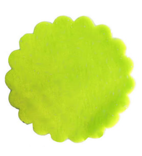 Organze taşsız 22 cm su yeşili p100-