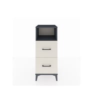 Hyperion Komodin Tek Raflı 2 Çekmeceli 44x44x106 Antrasit-Aytaşı