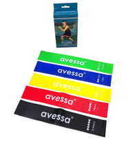 Avessa Lab-Set50 Latex Egzersiz Band Seti 5li (Çok Renkli)