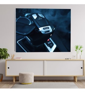 Audi Anahtar Temalı Dekoratif Kanvas Tablo