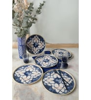 Keramika Wave Flow Nordic Servis Tabağı 28 cm 6 Adet 22750 (Çok Renkli)