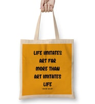 Life Quotes Style Lover Sayings Words Gifts Oscar Wilde Bez Çanta Uzun Saplı