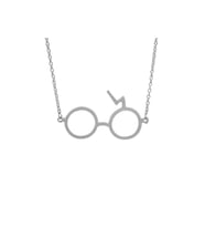 Harry Potter Gözlük Kolye Örme Zincir