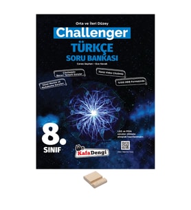LGS 8. Sınıf Challenger Türkçe Soru Bankası ve Telefon Standı
