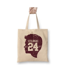Stiles Stilinski 24 Teen Wolf Serıes Teen Wolf Lover 01 Bez Çanta Uzun Saplı (Beyaz)