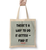 Thomas Edison Quotes-Motivation Quotes - Entrepreneurs İnspiration Success Work Gifts Bez Çanta Uzun Saplı