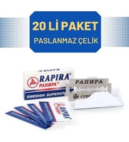 Rapira 20 Adet Çelik Tıraş Jileti