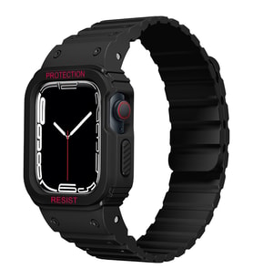 Apple Watch 10 42mm Uyumlu Zore KRD-142 Airbag Tasarımlı Kasa Koruyuculu Silikon Kordon