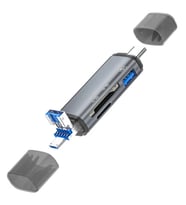 pilelistore ZR286 Ads307 3 In 1 Type-C Card Reader